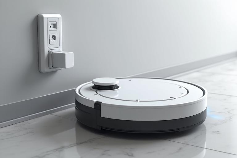 充電ステーションに戻るRobato-Kun H1